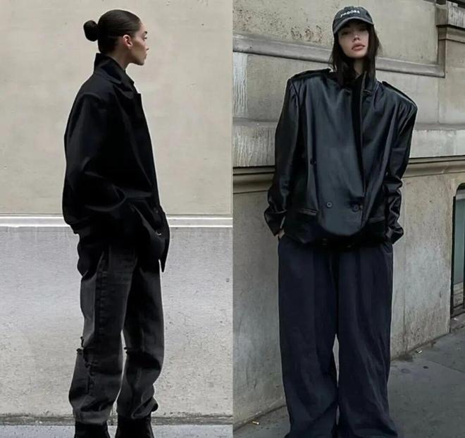 冬天不知道穿什么？那就一黑身也太高级了(图5)